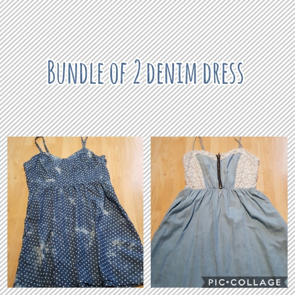 🔴 SOLD 🔴 Bundle of 2 Denim Dress